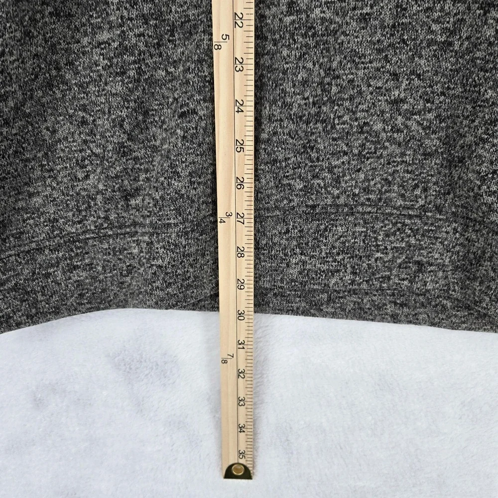 Eddie Bauer Pullover Sweater Mens XL Gray Radiator Fleece Mock Neck Snap Outdoor - Picture 4 of 11